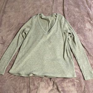 Long sleeve ribbed AE Sweater
